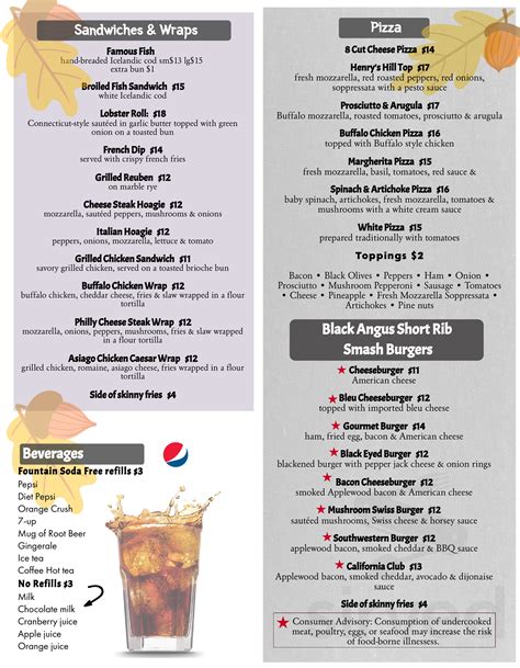 Middle Road Inn menu in Glenshaw, Pennsylvania, USA