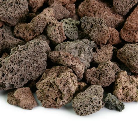 Red Lava Rock | 3/4" Volcanic Lava Rock for Fire Pits & Fireplaces | 10 Pounds - Walmart.com ...