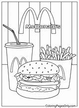 Plus De 20 Coloriages McDonalds  Gratuits à Imprimer En sketch template