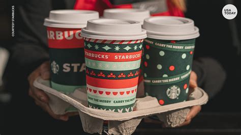 Starbucks' red cups, holiday drinks are back