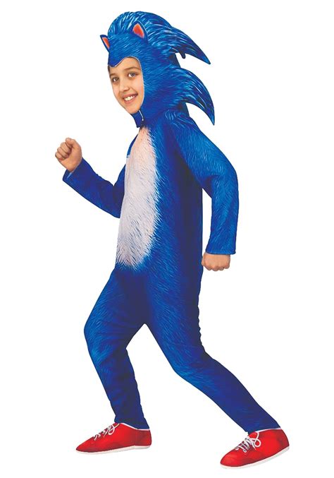 Boys Sonic The Hedgehog Deluxe Movie Costume