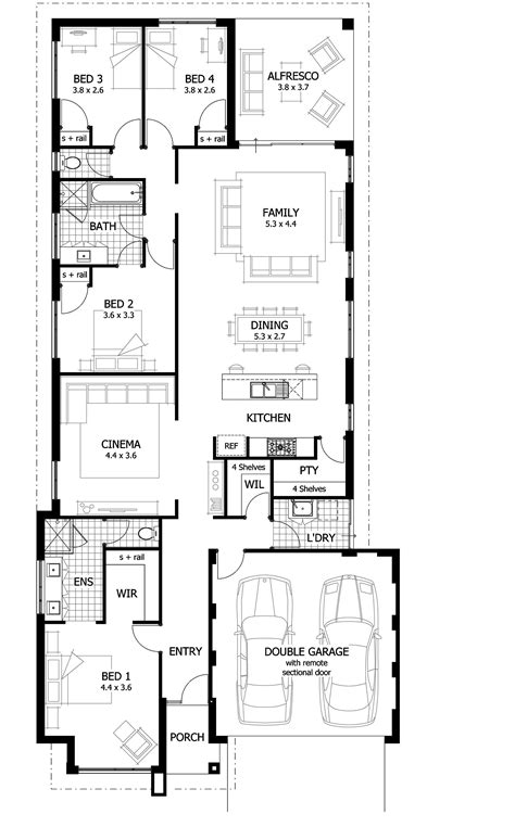 28+ Urban House Plans Narrow Lot