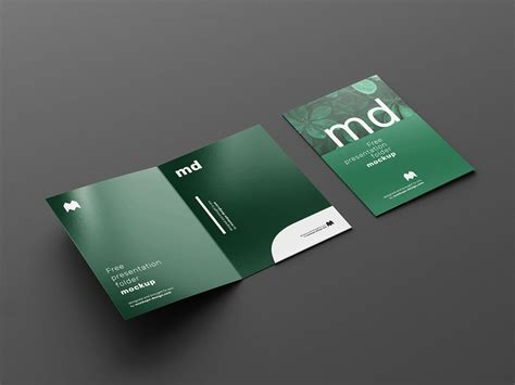 Free Psd Template Presentation Folder Mockup - Printable Templates