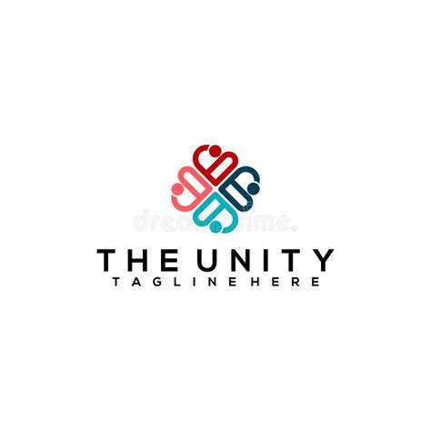 Unity Logo Concept Vector Isolated in White Background Stock Vector - Illustration of graphic ...