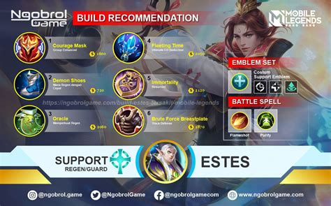 Strongest Build Estes 2021 Mobile Legends - MOBA Games