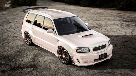 Front Lip Spoiler SUBARU FORESTER STI SG9 02-05