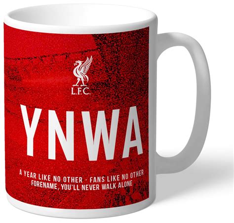 Personalised Liverpool FC Champions 2020 YNWA Mug from Go Find A Gift