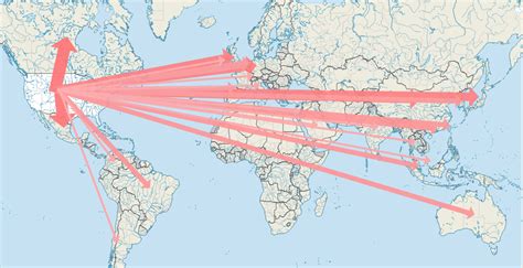 How to Create Flow Maps and Link Movement with Direction Lines - GIS ...