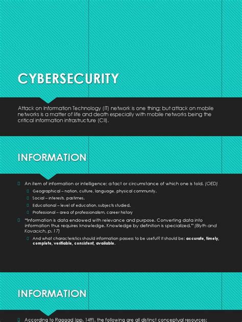 Cybersecurity PDF | PDF | Security | Computer Security