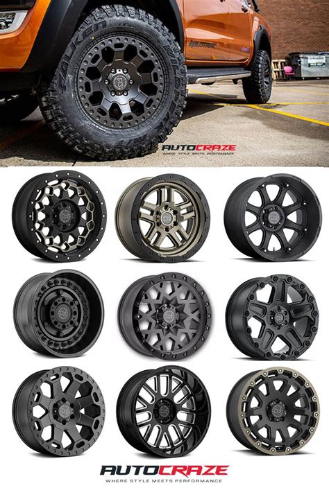 Ford Ranger Wheels And Tyres | 4x4 Aftermarket Ranger Rims | Autocraze ...