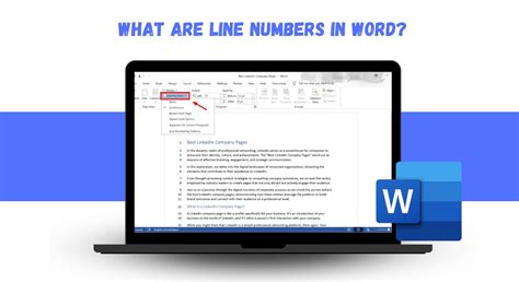 How to Add Line Numbers in MS Word [Step-by-Step Pics]