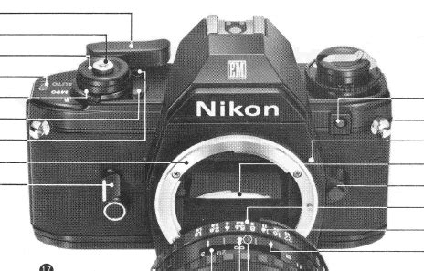 Nikon EM instruction manual, user manual, PDF camera manual