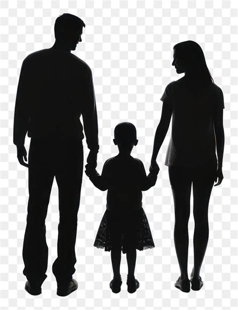 PNG Silhouette walking adult child. | Premium PNG - rawpixel