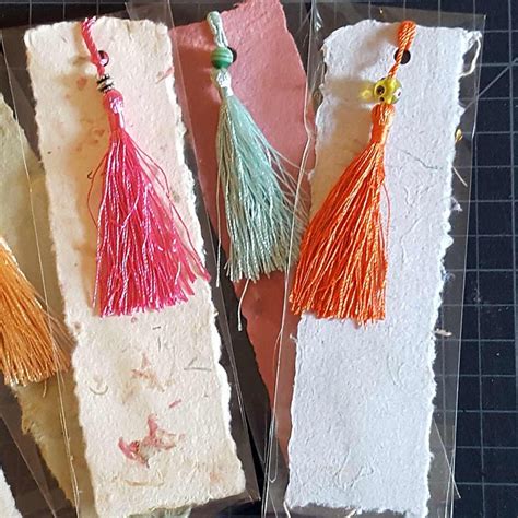 Unique Handmade Paper Bookmarks | Etsy