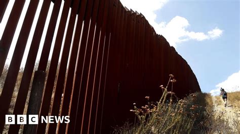 US-Mexico border wall prototype construction starts - BBC News