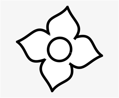 Five Petal Flower Clipart | Best Flower Site