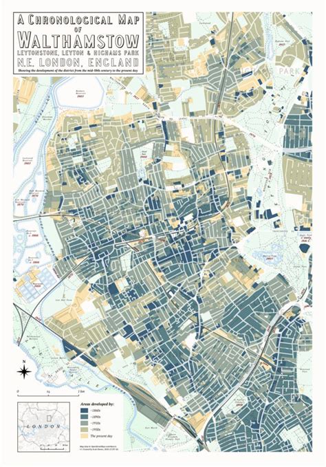 A Chronological Map of Walthamstow | Mapping London