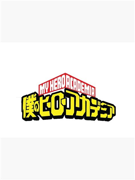 "My Hero Academia logo " Art Print for Sale by emyemy2002 | Redbubble