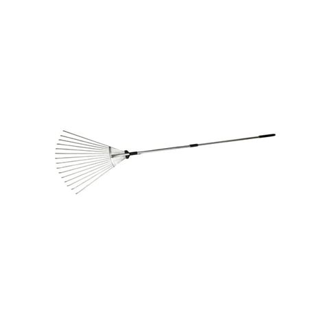 The Earthly Way Telescopic Rake - Stainless Steel Collapsible Rake with ...