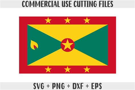 Grenada Flag SVG Original Colors Graphic by Zoomksvg · Creative Fabrica