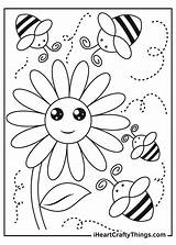 Bee Coloring Page Updated 2021  Nation sketch template