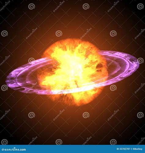 Sun explosion stock illustration. Illustration of graphic - 33702787