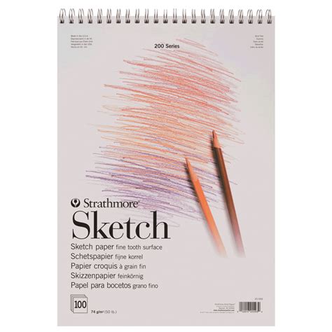 Series 200 Sketch Pad 100 Sheets - Sizes Listed - Art Supplies from ...