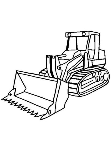 Bulldozer Coloring Pages To Print