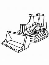 Bulldozer Coloring Picture Pages sketch template
