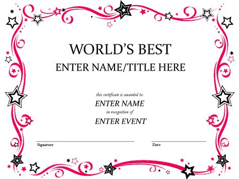 5 Best Images of Best Boss Certificate Printable - Best Boss Award ...