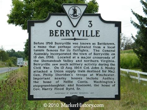 Berryville Q-3 | Marker History | Brunswick county, Virginia history, Virginia