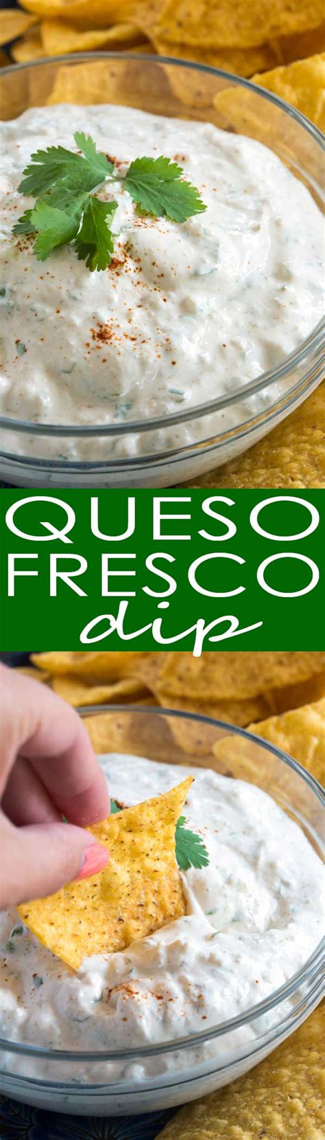 Queso Fresco Dip with Sour Cream | Kitchen Gidget