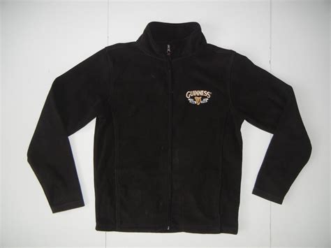 GUINNESS OFFICIAL MERCHANDISE Black Warm FLEECE JACKE… - Gem