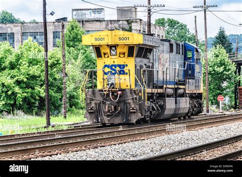 CSX GE AC6000CW Locomotive No 5001, Ronceverte, West Virginia Stock Photo - Alamy