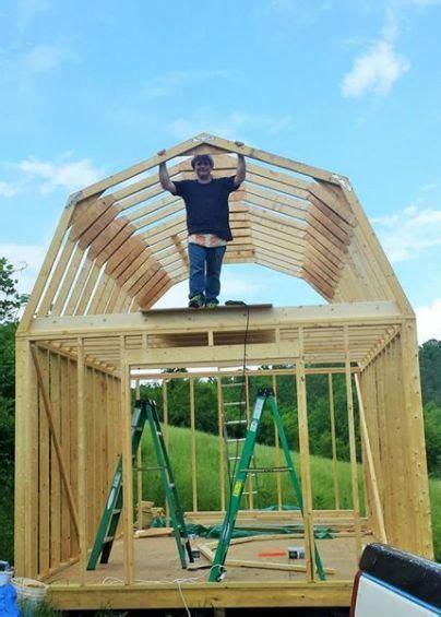 Building a Shed Loft Made Easy | Diy shed plans, Gambrel roof, Shed plans