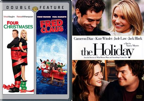 Amazon.com: The Holiday & Fred Clause + Four Christmases Vince Vaughn ...