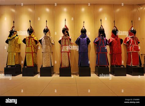 Shijiazhuang City, China - July 29, 2017: Armored soldiers of the Eight ...