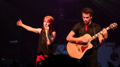 Paramore @ FBR15- "My Heart *Acoustic*" (HD) Live in NYC on September 7, 2011 - YouTube