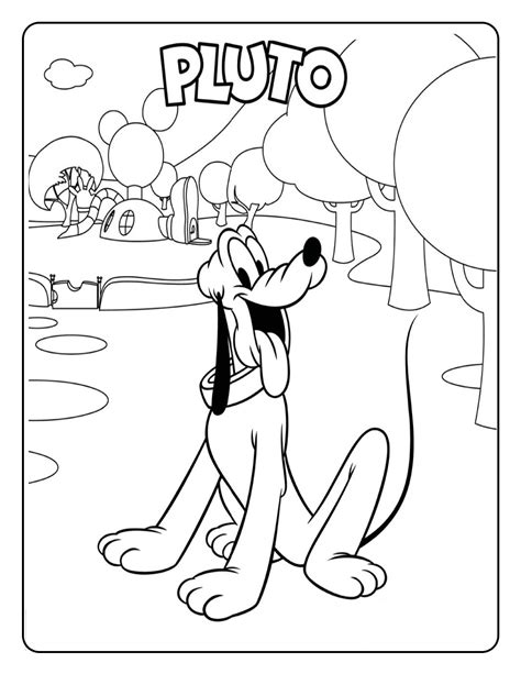 Free Printable Pluto Coloring Pages For Kids