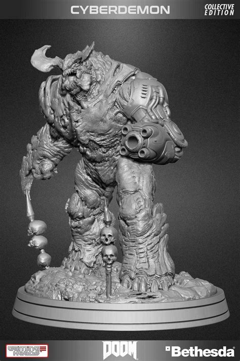 Doom Cyberdemon Statue Pre-Orders from Gaming Heads - The Toyark - News