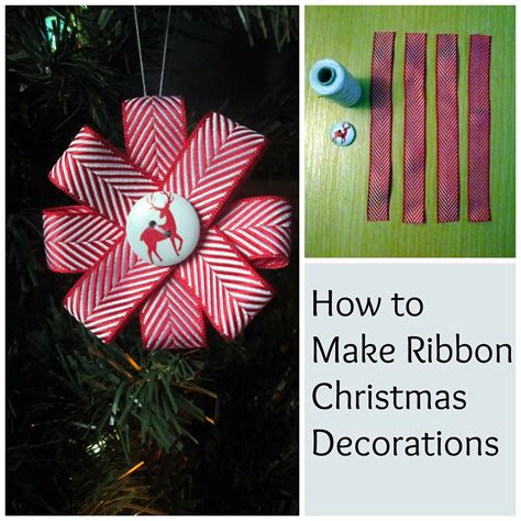 Ribbon Christmas Decorations - Wild Blossom Life