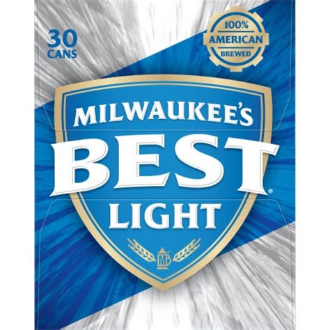 Milwaukee's Best Light American Lager Beer, 30 cans / 12 fl oz - Kroger