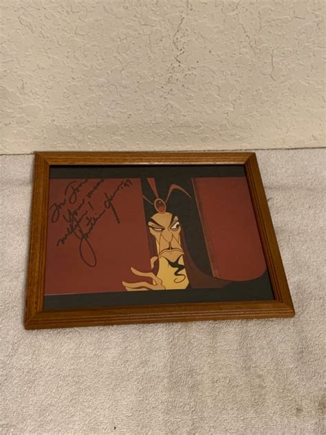 Lot # 115 Walt Disney’s Aladdin SIGNED Jonathan Freeman; Voice Actor ...