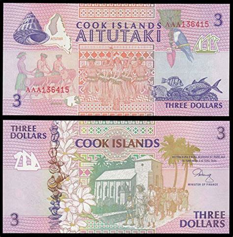 Cook Islands rare banknotes and collectible paper money ~ MegaMinistore