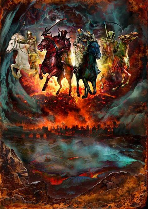 Four Horsemen by MarkWilkinson on DeviantArt | Horsemen of the apocalypse, Four horsemen ...