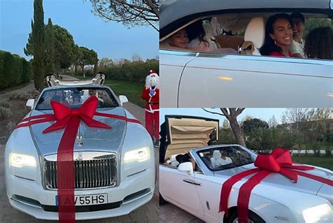 Cristiano Ronaldo's girlfriend Georgina Rodriguez gifts him Rolls Royce Dawn as a Christmas ...