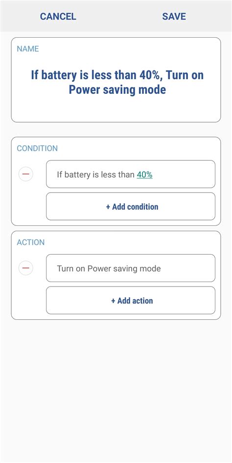 Solved: Automatically turn power saving mode on below cert... - Samsung Community - 1999297