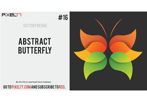 Vector Abstract Butterfly - Download Free Vector Art, Stock Graphics & Images