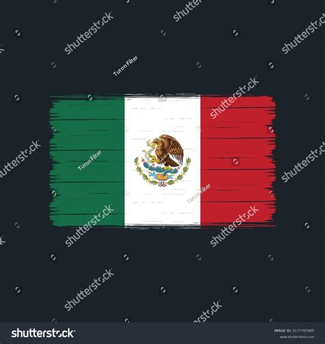 Mexico Flag Vector National Flag Stock Vector (Royalty Free) 2177707665 ...