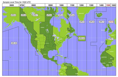 Western Time Zone Map | Images and Photos finder